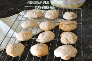 Pineapple Drop Cookies | thebittersideofsweet.com