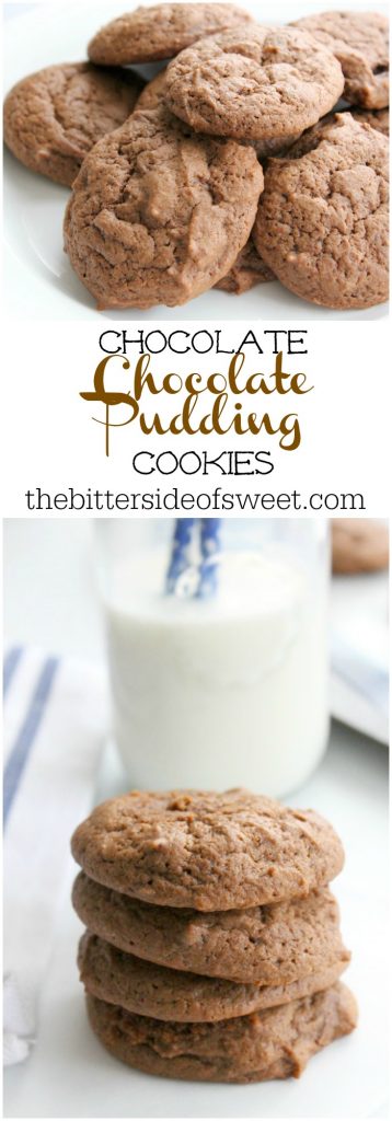 Chocolate Chocolate Pudding Cookies | The Bitter Side of Sweet