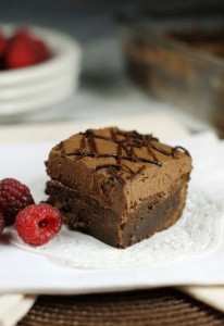 Raspberry Truffle Brownies 2