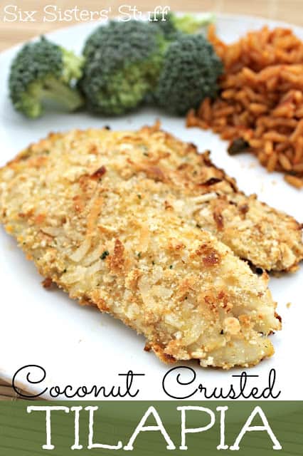 Coconut Crusted Tilapia