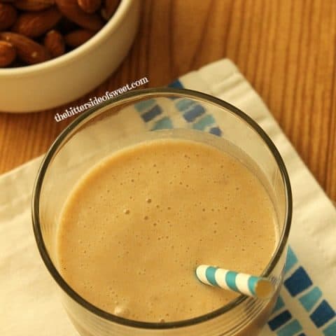 Banana Almond Smoothie (and a giveaway)