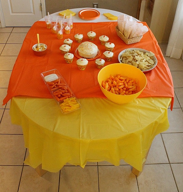 Candy Corn Birthday Party