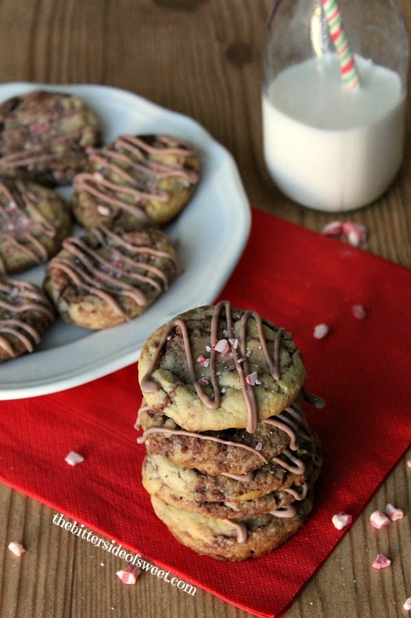 Hershey's Chocolate Peppermint Cookies | thebittersideofsweet.com Hershey's Chocolate Peppermint Cookies | thebittersideofsweet.com
