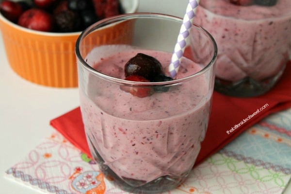 Cherry Berry Smoothie - The Bitter Side of Sweet