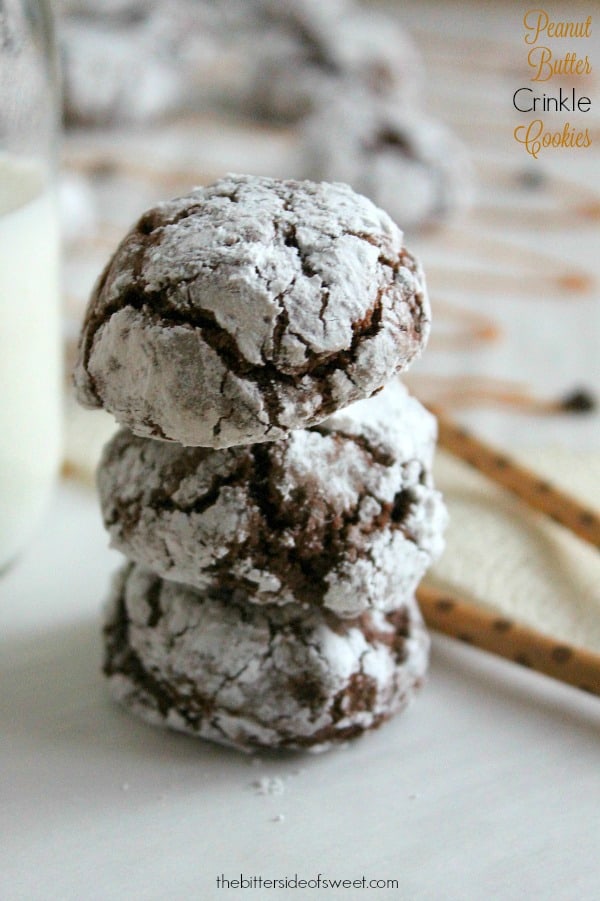 Peanut Butter Crinkle Cookies - The Bitter Side of Sweet #BakeMagicMoments #ad #Target