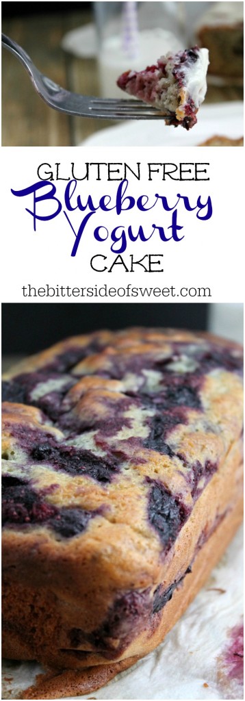 Gluten Free Blueberry Yogurt Cake | The Bitter Side of Sweet