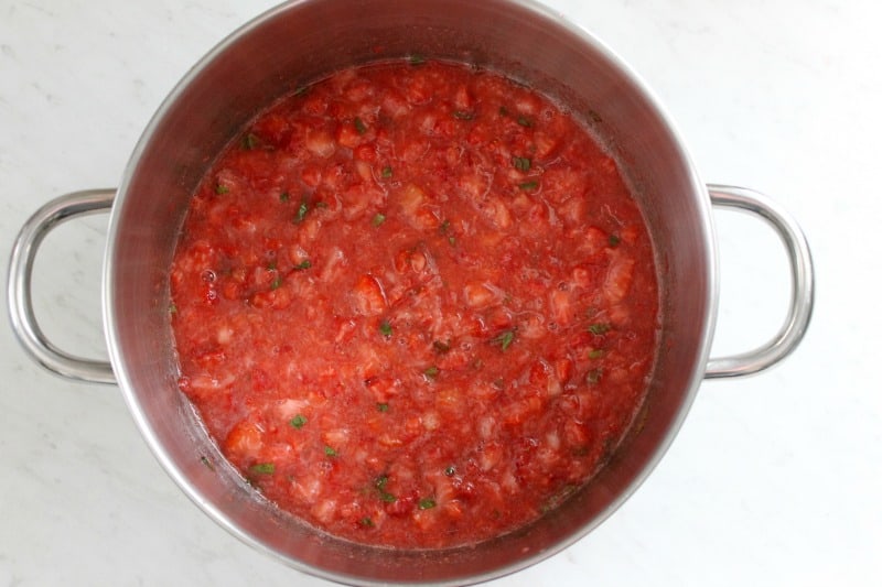 Strawberry Mint Jam | The Bitter Side of Sweet