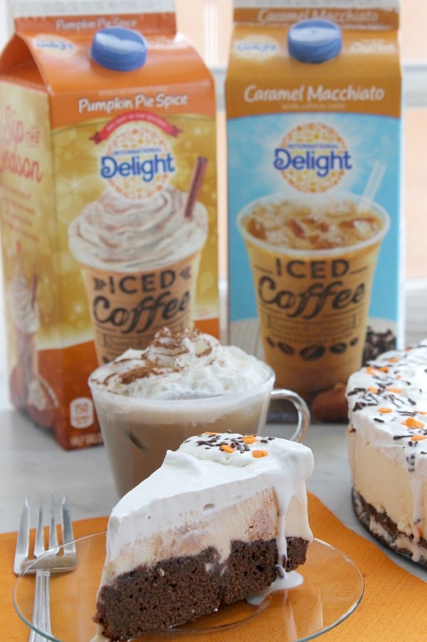 Pumpkin Brownie Ice Cream Cake | The Bitter Side of Sweet