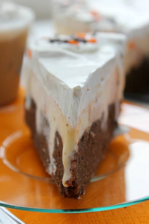 Pumpkin Brownie Ice Cream Cake | The Bitter Side of Sweet