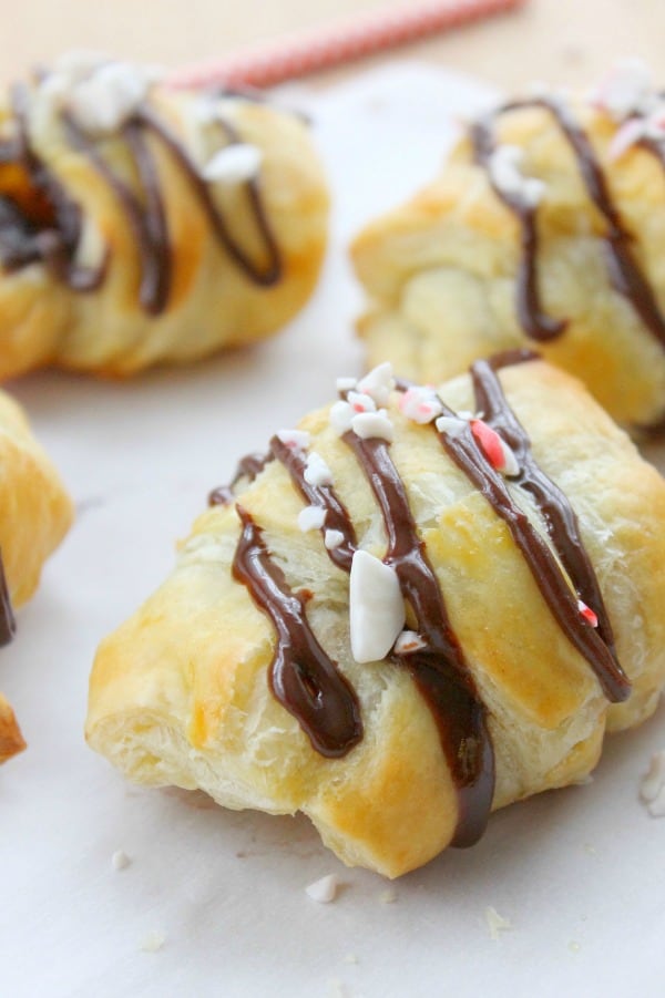 Chocolate Peppermint Croissants | The Bitter Side of Sweet