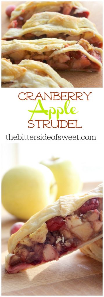 Cranberry Apple Strudel | The Bitter Side of Sweet