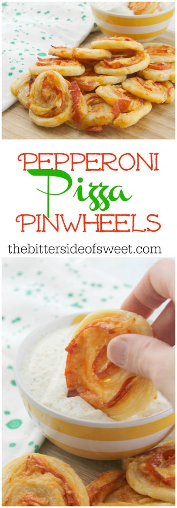 Pepperoni Pizza Pinwheels | The Bitter Side of Sweet