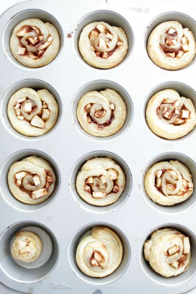 Apple Pie Cinnamon Rolls | The Bitter Side of Sweet