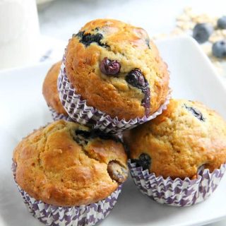 Blueberry Oatmeal Muffins