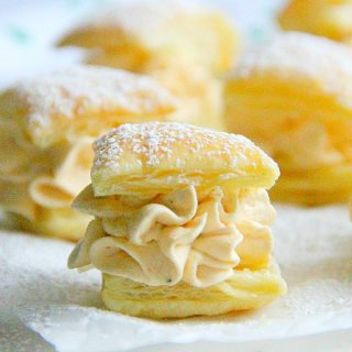 Miguelitos with Pumpkin Cream