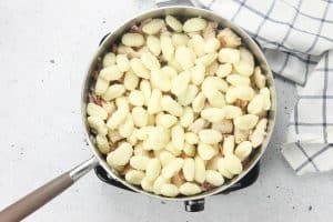 Gnocchi in skillet