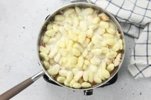 liquids in skillet