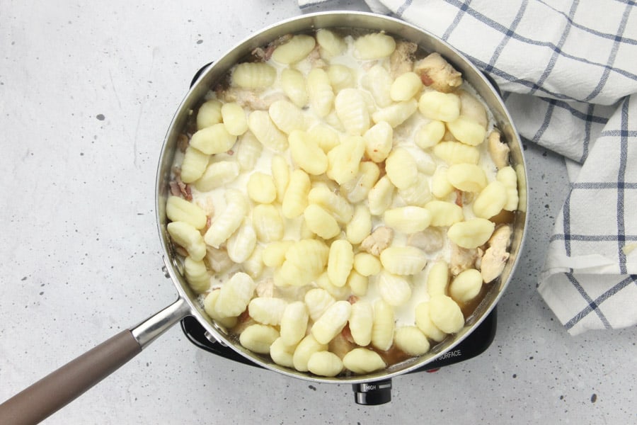 liquids in skillet