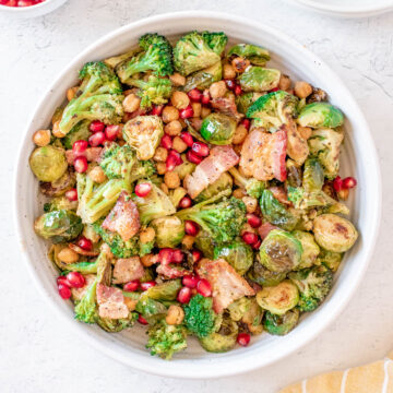 salad in a white bowl