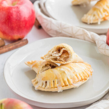 square photo apple pie turnovers