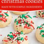 Vanilla Christmas Cookies photo with text