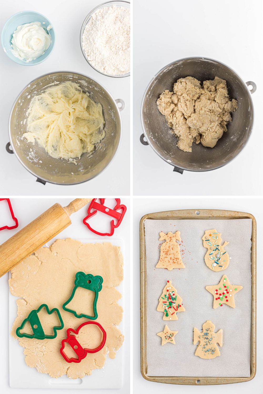 step by step photos of cream cookies.
