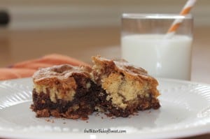 Chocolate Butterscotch Brownies | thebittersideofsweet.com