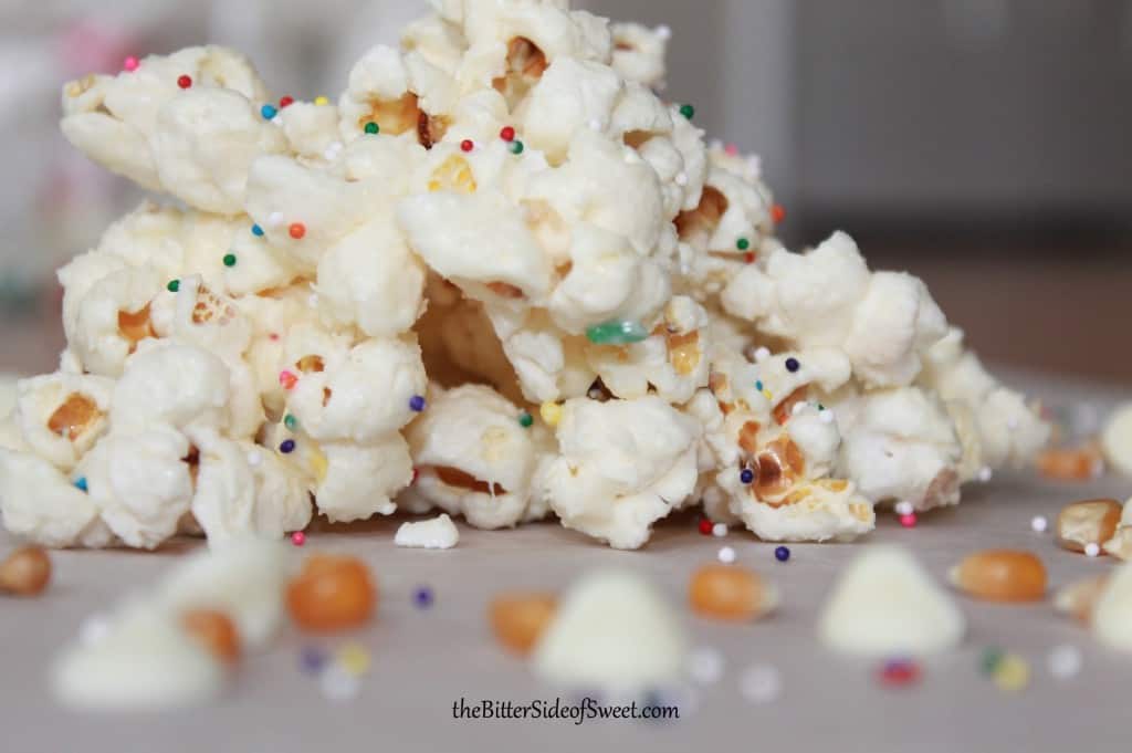 Funfetti Cake Mix Popcorn
