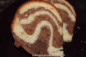 Sour cream pound cake via thebittersideofsweet