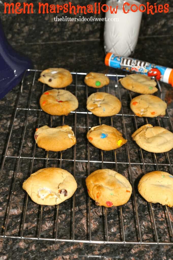 M&M Marshmallow Cookies 