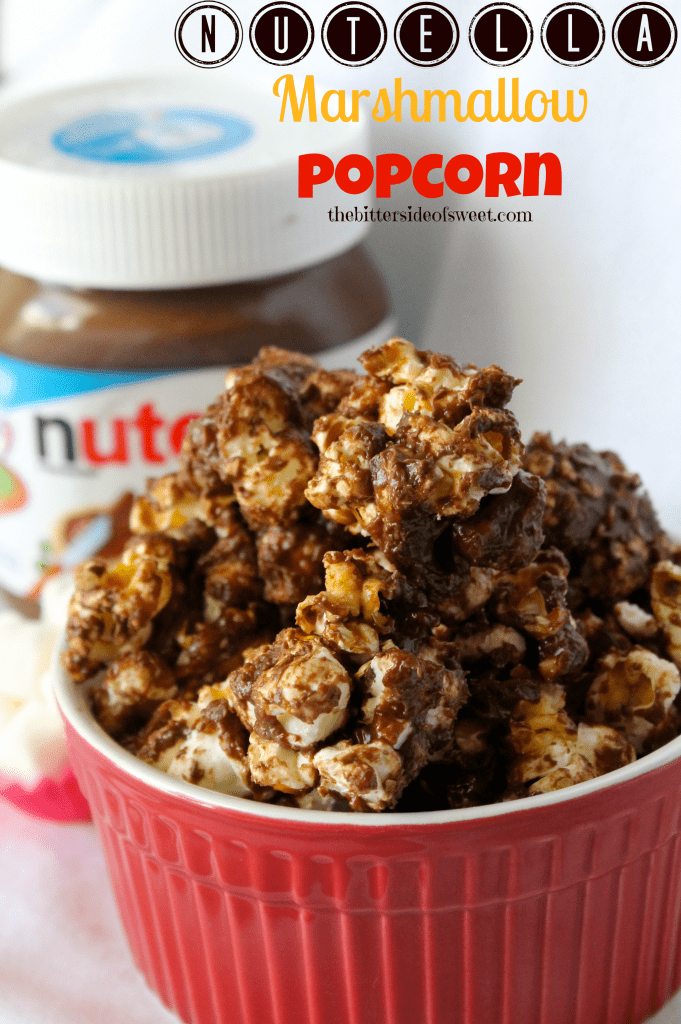 Nutella Marshmallow Popcorn 