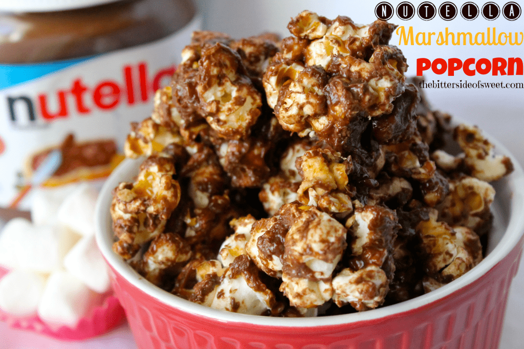 Nutella Marshmallow Popcorn 