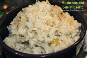 Mushroom and Celery Risotto 2