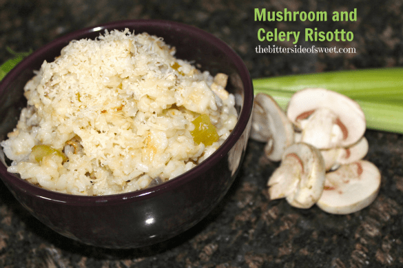 Mushroom and Celery Risotto-thebittersideofsweet