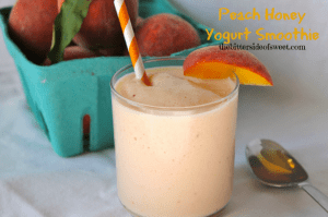 Peach Honey Yogurt Smoothie 3