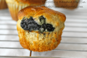 Blueberry Banana Muffin | thebittersideofsweet.com