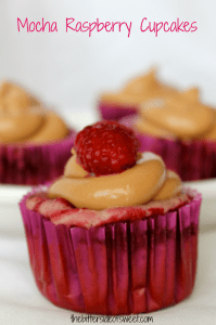 Mocha Raspberry Cupcakes 3