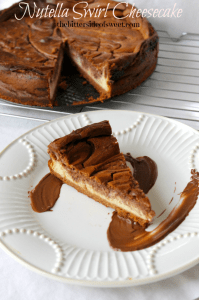 Nutella Swirl Cheesecake