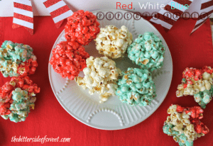 Red White Blue Popcorn Balls 3