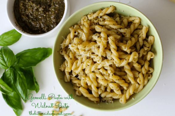 Gemelli Pasta with Walnut Pesto 2