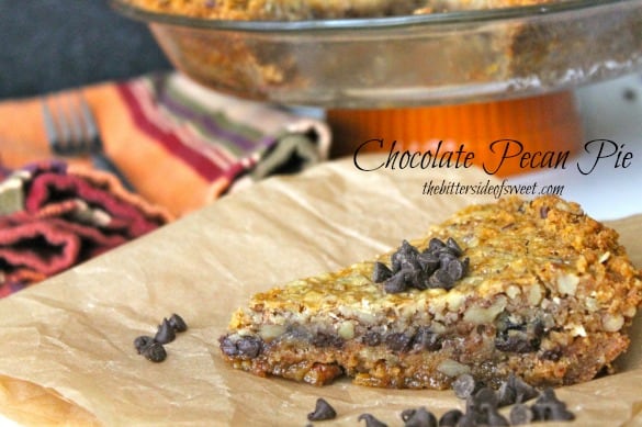 Chocolate Pecan Pie | thebittersideofsweet.com