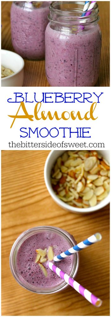 Blueberry Almond Smoothie | The Bitter Side of Sweet