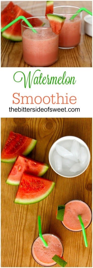 Watermelon Smoothie  | The Bitter Side of Sweet