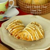 Cherry Chocolate Pecan Hand Pies #piday