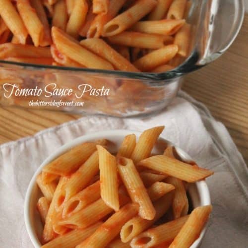 Tomato Sauce Pasta The Bitter Side of Sweet