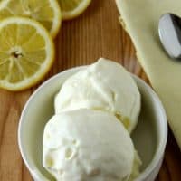 Lemon Frozen Yogurt