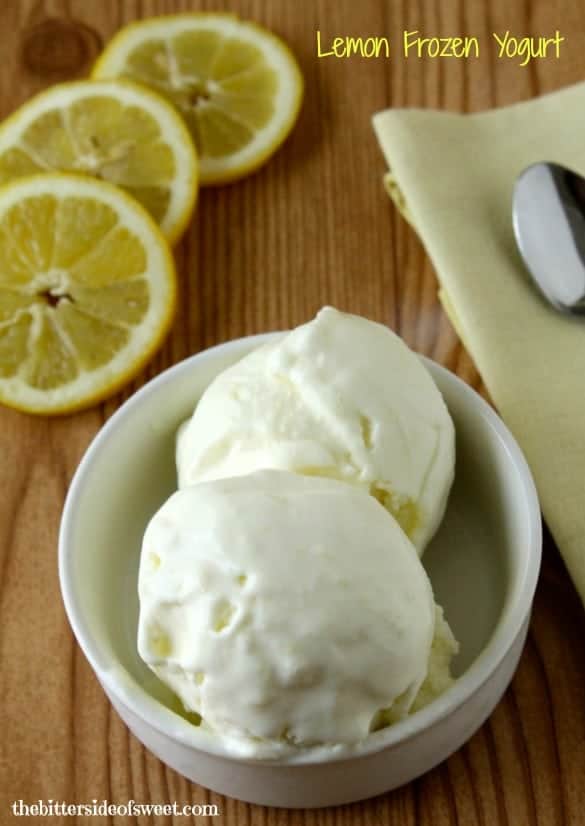 Lemon Frozen Yogurt The Bitter Side of Sweet