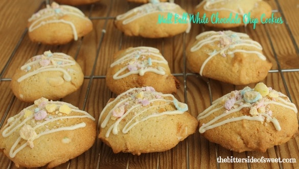 Malt Ball White Chocolate Chip Cookies | thebittersideofsweet.com
