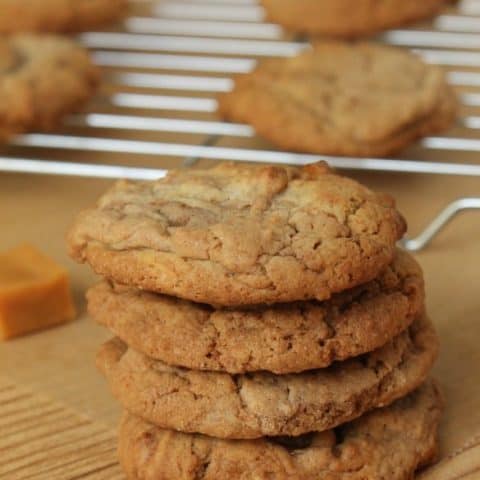 Chocolate Hazelnut Caramel Cookies