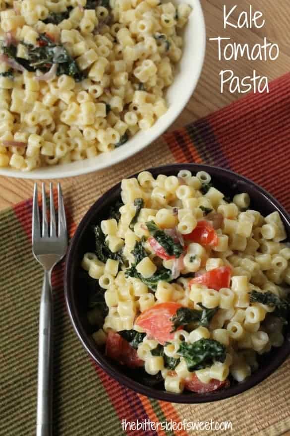 Kale Tomato Pasta The Bitter Side of Sweet